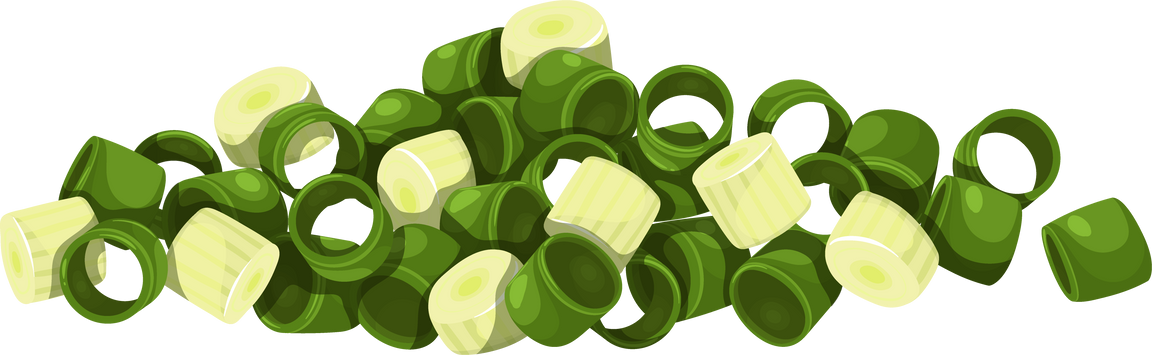 Chopped green onion, chives