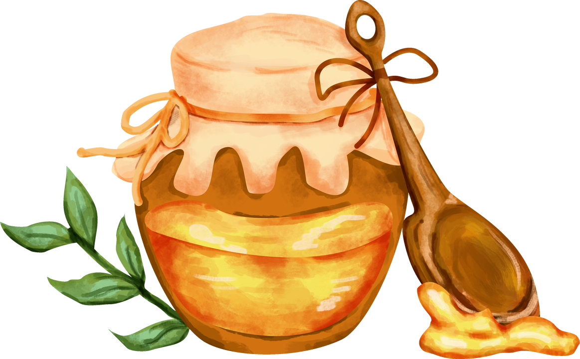 watercolor honey