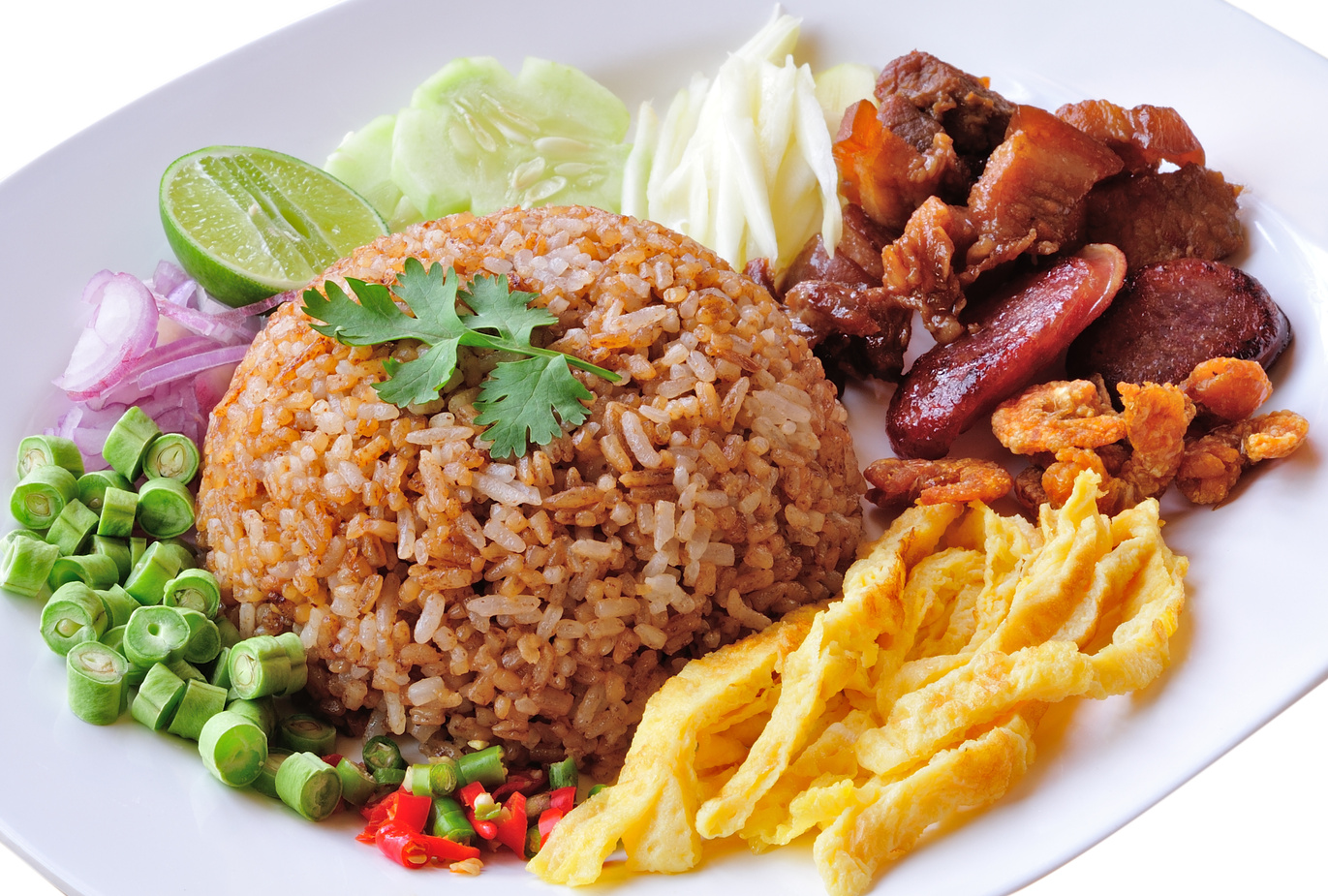 Fried rice with shrimp paste