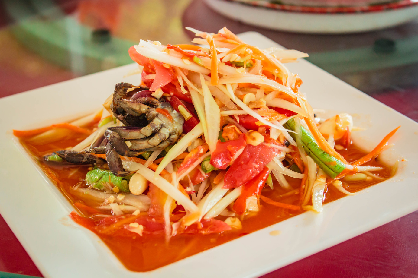 Papaya salad.