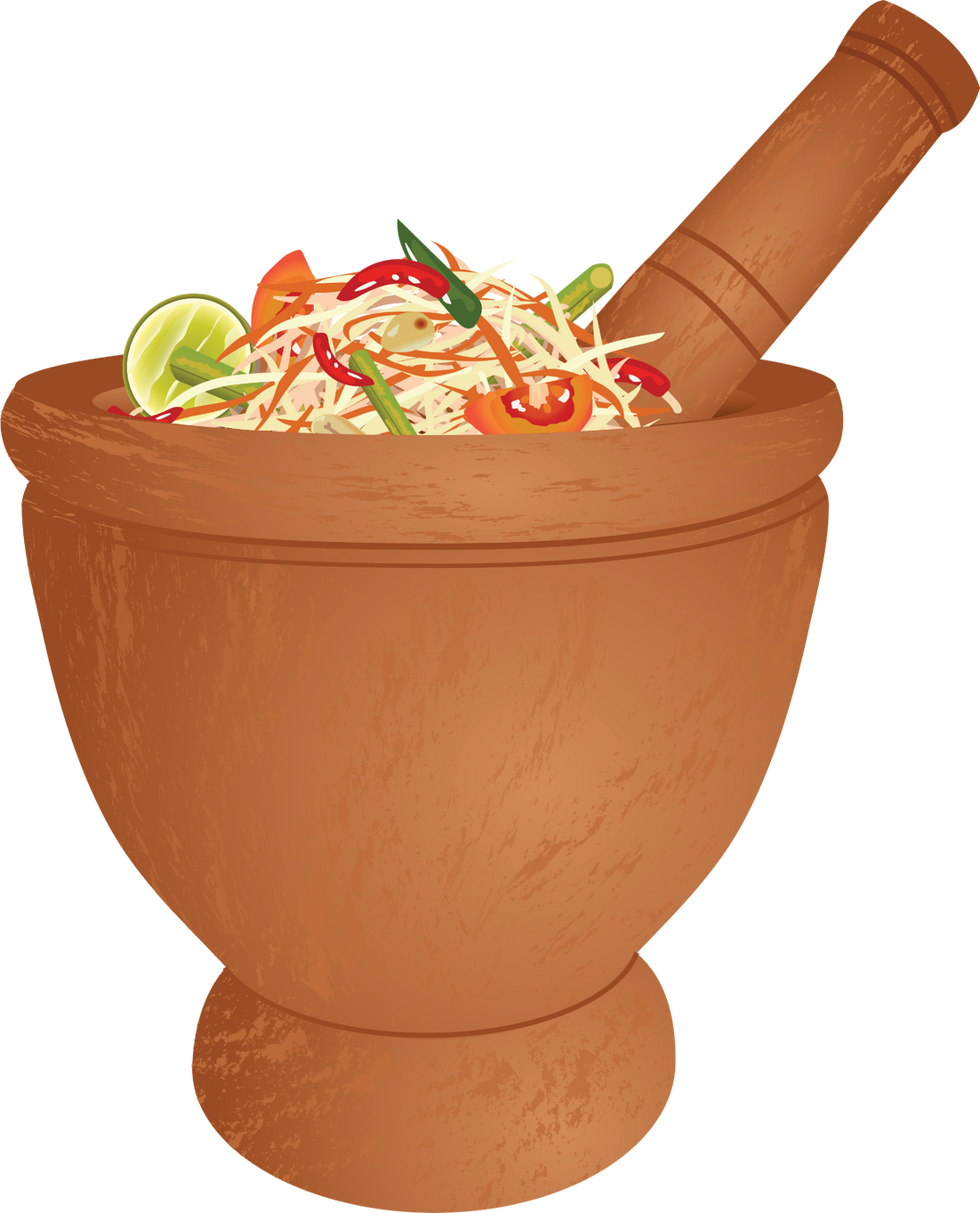 Papaya Salad Thai Food Som Tum