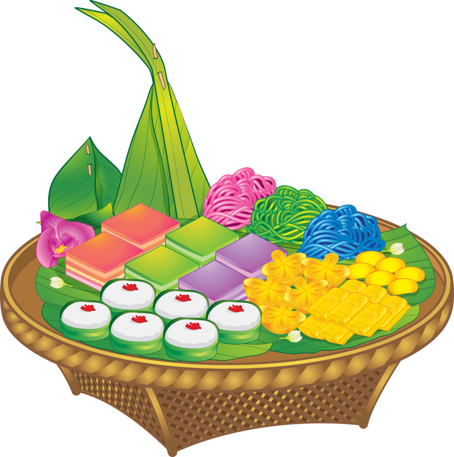Traditional Thai desserts sweet food